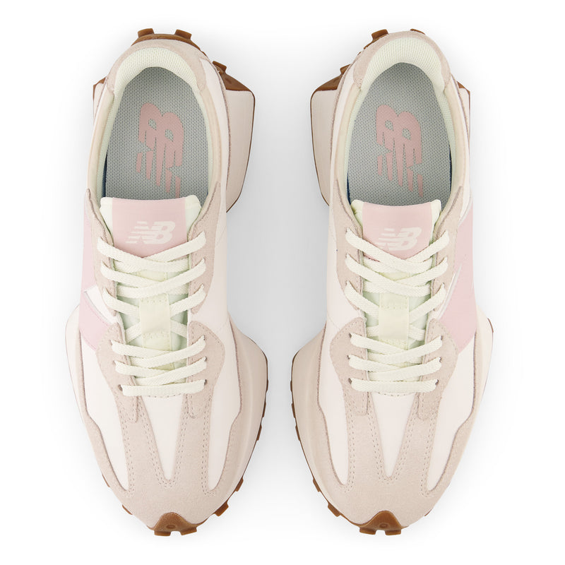 NEW BALANCE 327 SEA SALT WITH PINK HAZE WS327AL