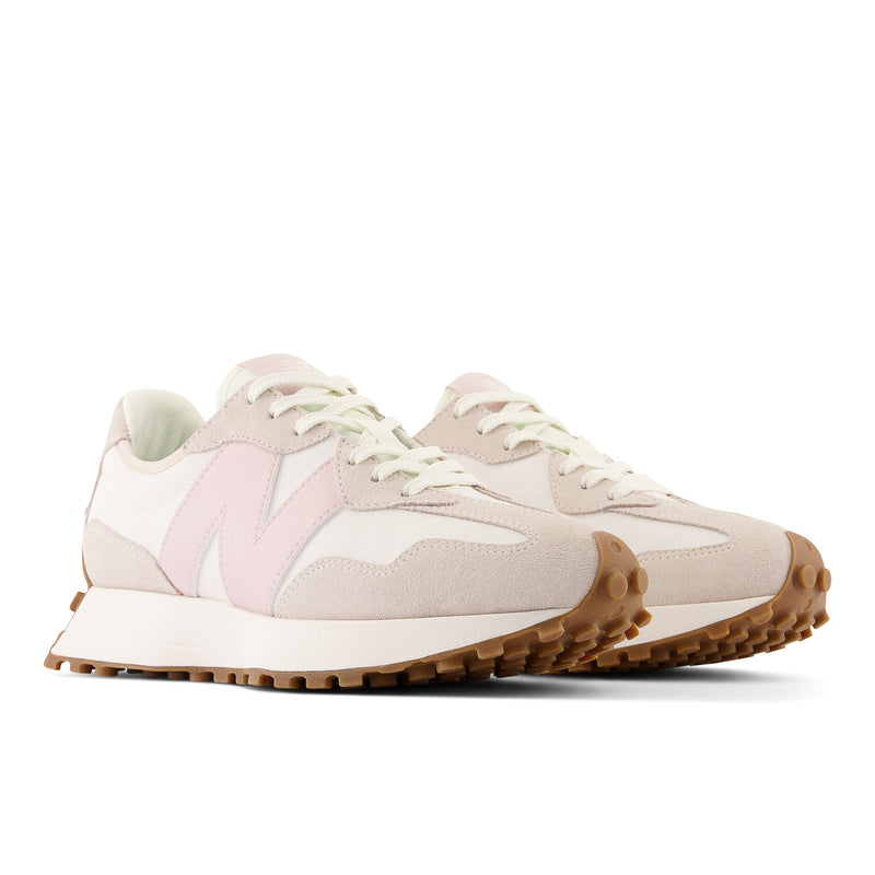 NEW BALANCE 327 SEA SALT WITH PINK HAZE WS327AL