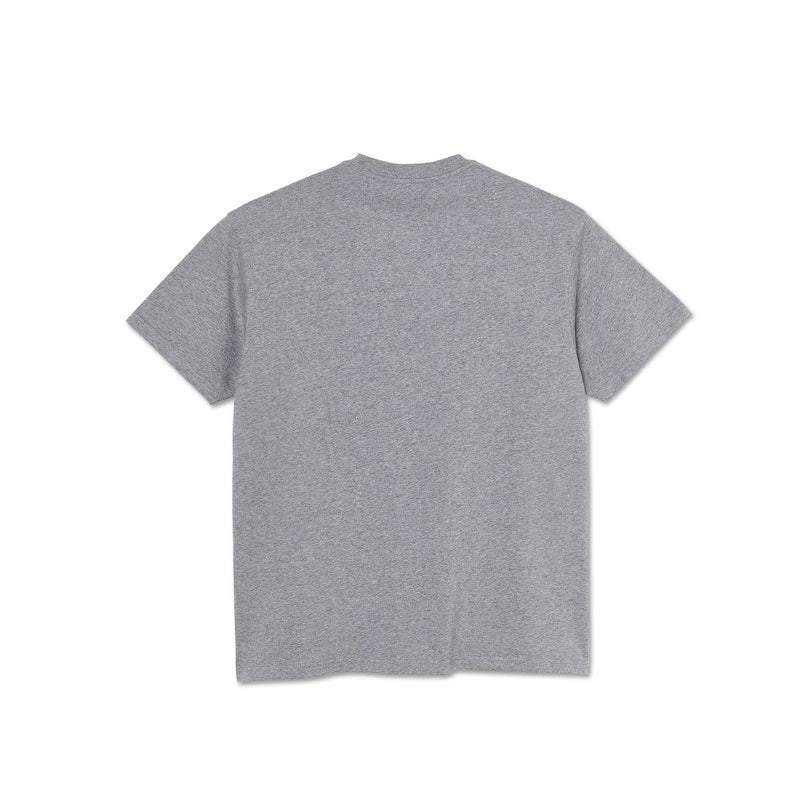 POLAR SKATE FIREWORKS TEE HEATHER GREY