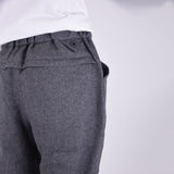 WHITE MOUNTAINEERING HERRINGBONE WIDE TAPERED PANTS GRAY